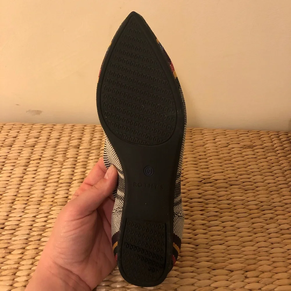 Rothy’s Points Inverse Stripe Size 7.5 - Picture 5 of 9